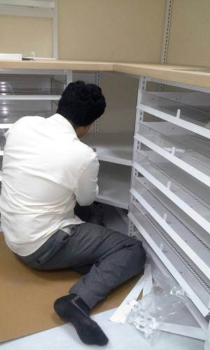 Our Team Sets up the Shelving System of National Ambulance of Abu Dhabi